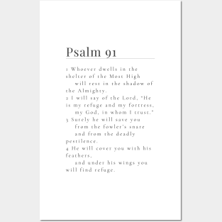 Psalm 91 Posters and Art